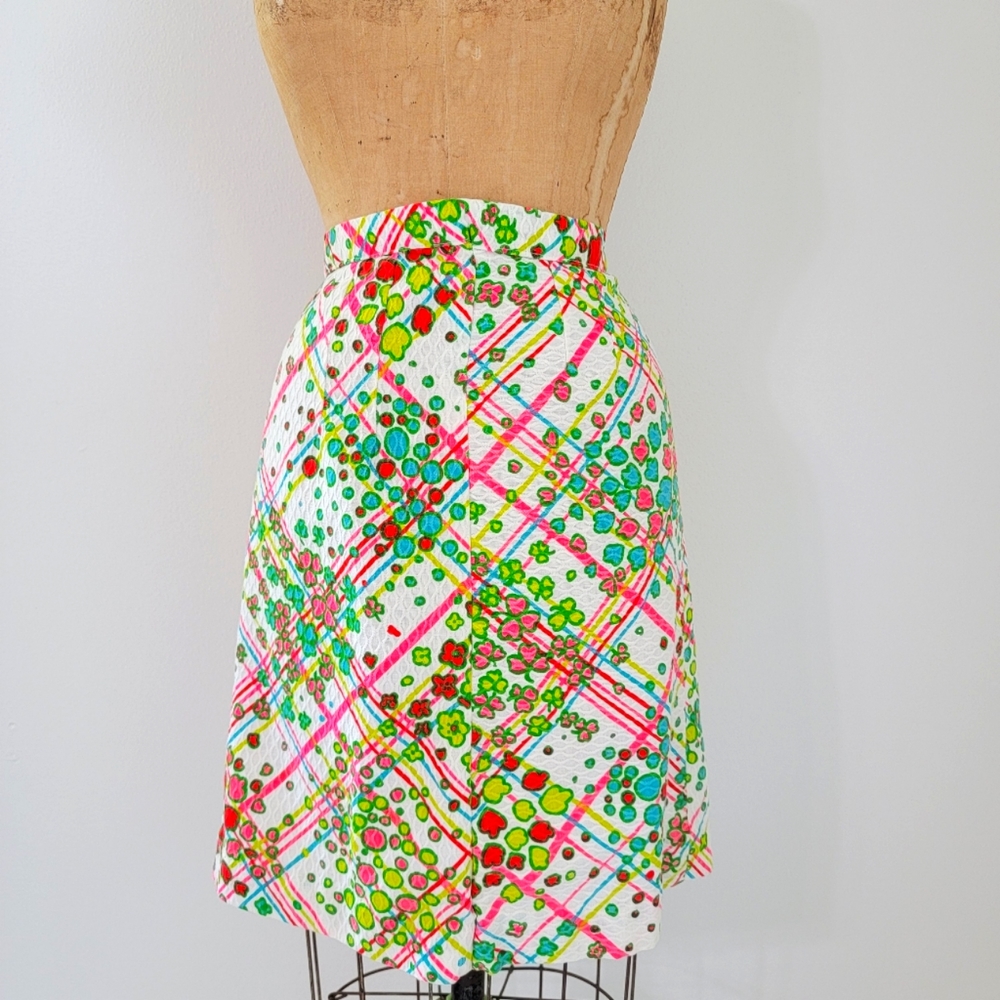 Vintage Handmade Mod Mini Skirt